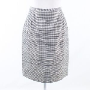 Kay Unger black silk pencil skirt 4